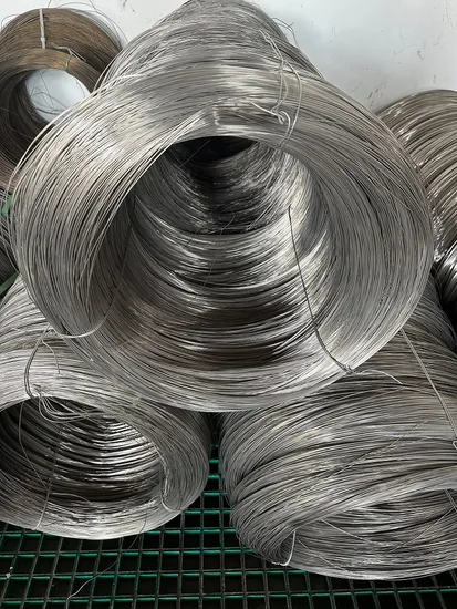 Silvery White Corrosion Resistant Alloy of Titanium Coil Wire for Medical 