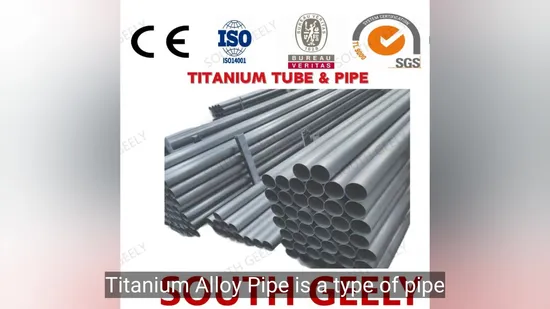 Premium Seamless Welded Titanium Pipes for Petroleum Supply 