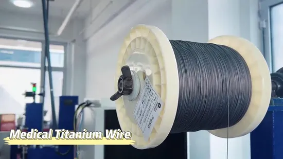 Medical Use Gr1 Gr2 Titanium Wire for Suture Manufacturing 