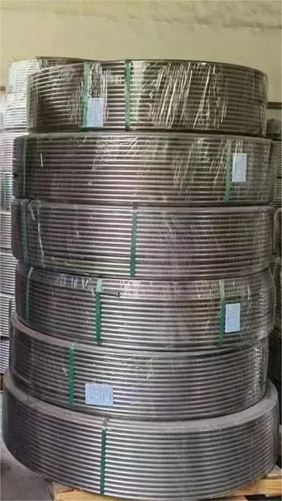 ASTM B338 Grade 1 Grade 2 Pure Titanium Seamless Pipe for Heat Exchanger 