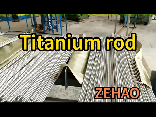 Gr5 Titanium Rod Gr1 Gr2 Pure Titanium Rod Gr9 Titanium Rod 
