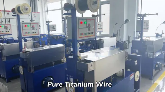 Medical Grade Titanium Coils Wire High Quality Titanium Alloy Material Products 